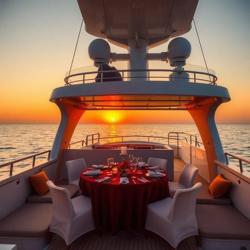 Romantic Yacht Dinner